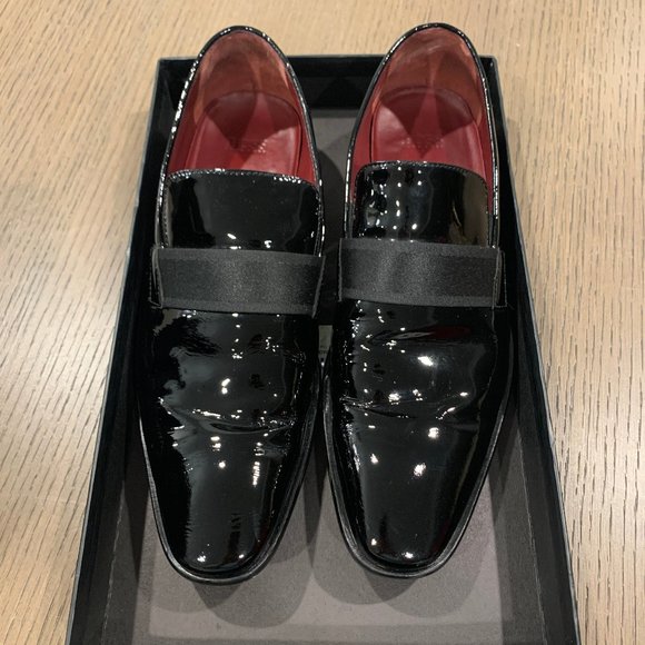 Hugo Boss Men\'s Black Patent Loafers main image 7